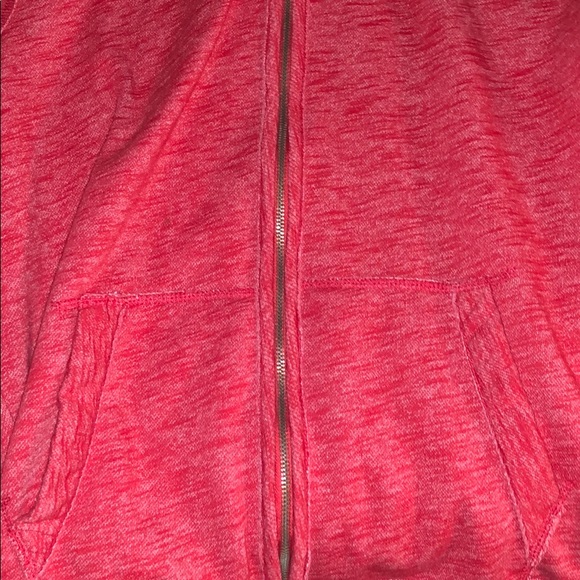 Red Hollister Zip up - Picture 3 of 3